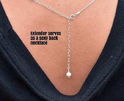 Infinity Heart Charm Pendant In Sterling Silver On An 18" Sterling Silver Cable Chain with 4" extender, Gift For Niece