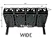 StoreYourBoard Ski Storage Rack, 4 Pair Freestanding Skis Floor Mount, Wide Skis