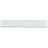 Attwood White Flush Louvered Marine Vent with Drain Slots