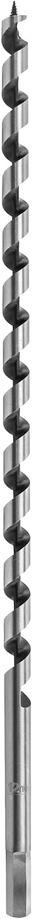 QWORK Wood Auger Drill Bit 12mm x 400mm for Wood - 1 Piece