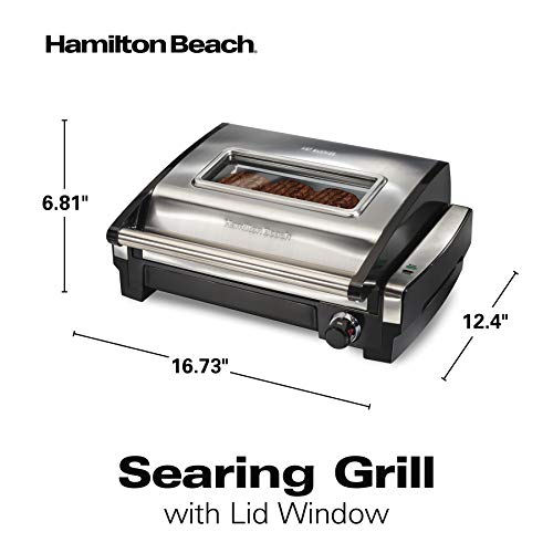 Hamilton Beach Electric Indoor Searing Grill with Viewing Window