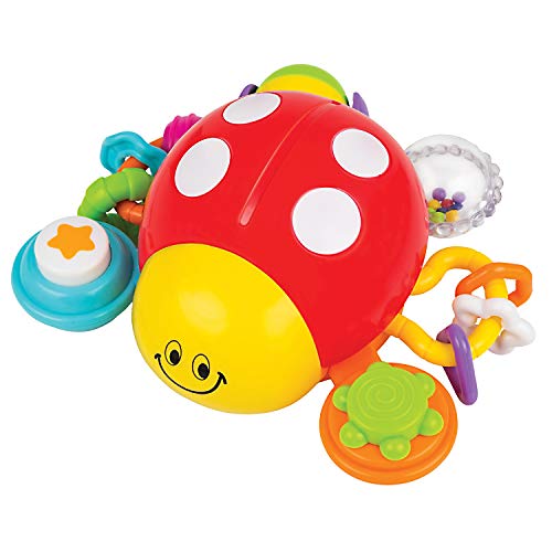 KiddoLab Lilly The Bug, Press & Crawl Musical Activity Toy. Ladybug Baby Nursery Early Development Toy. Toddler Crawling Toys for Learning, Educational Toys Series. Ages 6 Months and Up