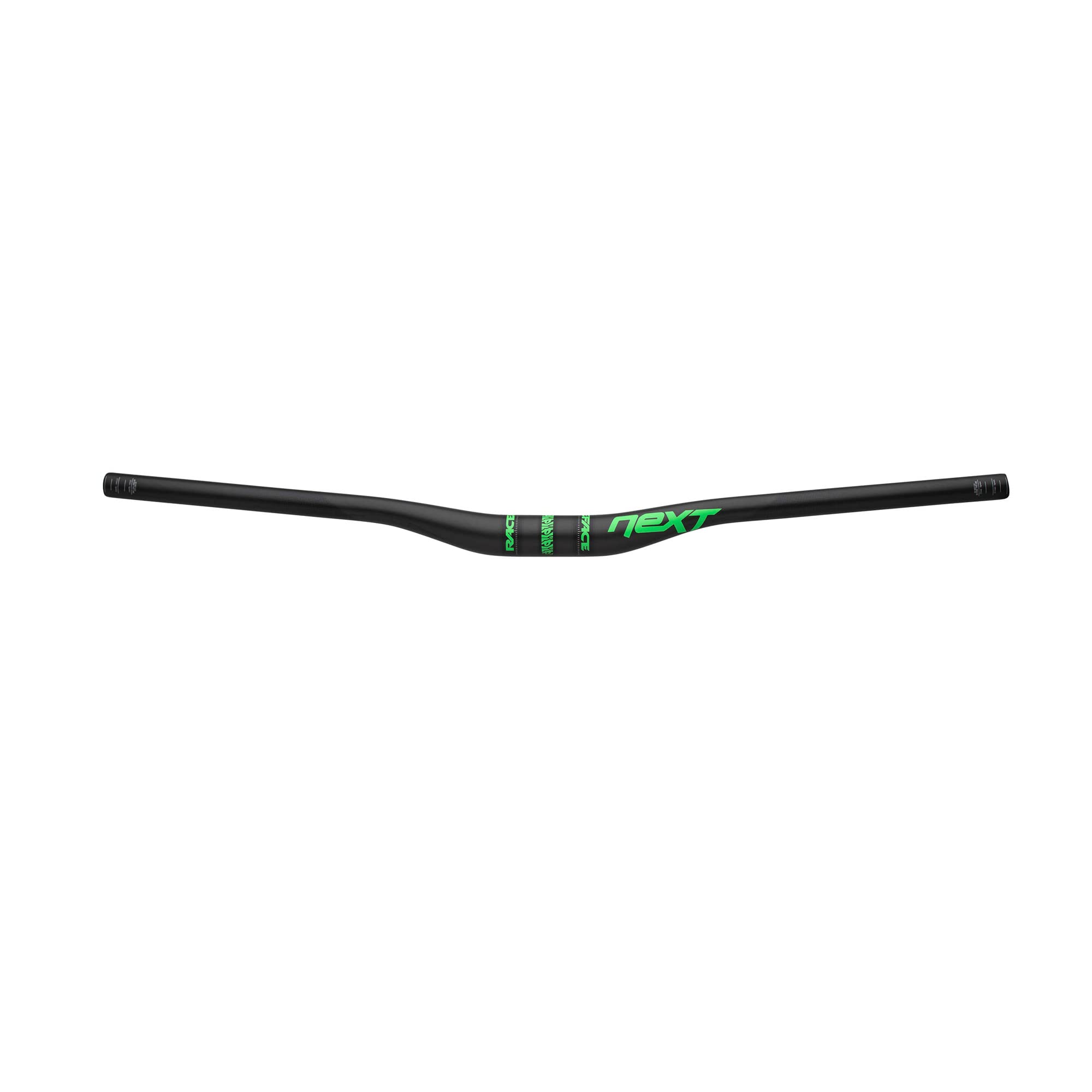 RaceFace NEXT handlebar raised 20 mm - 35 x 760 - carbon/green