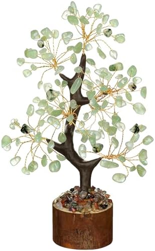 Arbre en Cristal Vert, Naturelle Arbre, Arbre de Vie, Pierres Thérapeutiques Cristal Arbre, Feng Shui Tree, Représente l'introspection, La Prospérité, Le Calme et l'équilibre, Home Decor