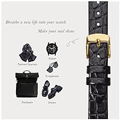 BISONSTRAP Leather Watch Straps, Soft Replacement