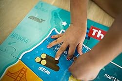Chuckle & Roar - USA Map Puzzle - Engaging and