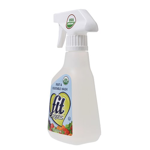 FIT Organic Fruit and Vegetable Wash, Spray Bottle, White, Clear, 12 Fl Oz Pricepulse