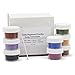 Premium Oxide Pigment Powder Colorants Set - 8 Beautiful Colors for Hand Soap Making Kit (.5 oz ea) - Red, Blue, Yellow, Lavender, Green, Brown, Black, Violet - Non Bleeding Colorant