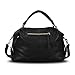Hynes Victory Womens Luxury Hobo Handbag (Black)