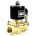 BACOENG 1/2" NPT AC110V Brass Normally Closed Electric Solenoid Valve Air Water Oil