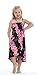 Girl Hawaiian Butterfly Dress in Pink Panel Black Size 6
