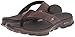 Skechers Men's Go Walk 3 - Stag Flip Flop, Chocolate, 10 M US