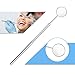 5 PCS Dental Hygiene Kit - Includes Tarter Scraper/Scaling Instrument, Dental Pick, Dental Sickle,and Mouth Mirror - Professional Surgical Grade Dentist Approved Tools