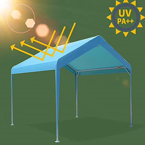 Zhyaj Faltbarer Pavillon 3 X 3 Aufklappbarer Pavillon Mit 4 Seiten - 100% Wasserdicht Und UV-Beständig - Hochwertiges… – Bild 5