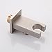 Ownace Square Solid Brass Brushed Nickel Hand Held Shower Head With Wall Connector and 1.5M Hose Set