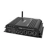 Mini Stereo USB Bluetooth Power Amplifier Tsumbay 2.1 Channel Hi-Fi Audio Amplifier for Home Car Motorcycle Boat Tablet PC Laptops, 2 x 45W & 68W, USB/Bluetooth/TF Card Supported