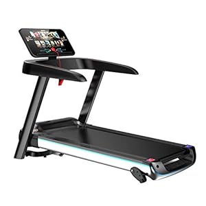 GOLDEN MANGO Household Treadmill, Small Fitness Equipment, Foldable High-Definition Color Screen Wifi Treadmill, Home Weight Loss Fitness