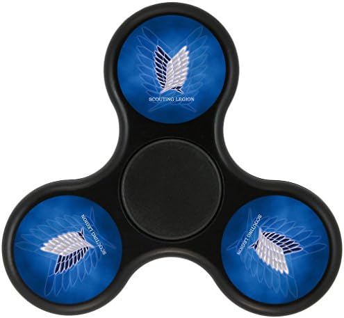 MEI SH Anime-Attack-On-Titan Spinner Hand Spinner Finger Spinner Finger Toy Relieve Stress High Speed Focus Toy For Adult And Children