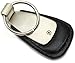 Chevrolet Chevy Corvette C3 Leather Key Chain Black Tear Drop Key Ring