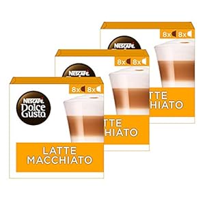 Nescafé Dolce Gusto Latte Macchiato Koffie Cups, 48 Stuks (3 x 16 Capsules)