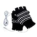 Iusun 5V USB Powered Heating Heated Winter Hand Warmer Gloves Washable Super Soft Mittens (Black)