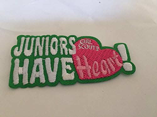 Girls Scout Brownie Brownies Iron On Junior Girl Scouts Have Heart 2.5" Badge Patch