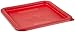 CFS 1074105 StorPlus Red Polyethylene Lid For 6-8 Quart Square Containers (Case of 6)