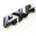 TK-KLZ 2Pcs 3D ABS 4X4 Four-Wheel Drive Logo Premium Car Side Fender Rear Trunk Emblem Badge Sticker Decals for Jeep Dodge Mercedes BMW Mustang Volvo Chevrolet Nissan Audi VW Ford Honda Toyota Lexus