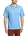 Columbia Men's Terminal Tackle Short Sleeve Polo, Large, White Cap (Blue)