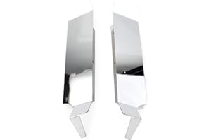 Lirun Motorcycle Rear Mudguard Saddlebag Gap Filler Strips Panels Chrome for Harley Electra Glide FLHT 1993-2008, Electra Gli