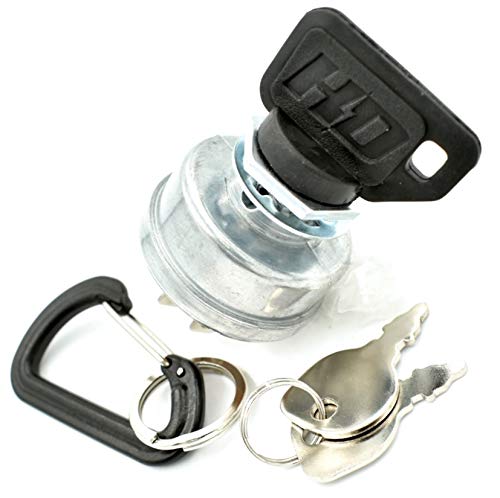 Dixon 539125010 Starter Ignition Key Switch - Includes Keys and FREE Carabiner