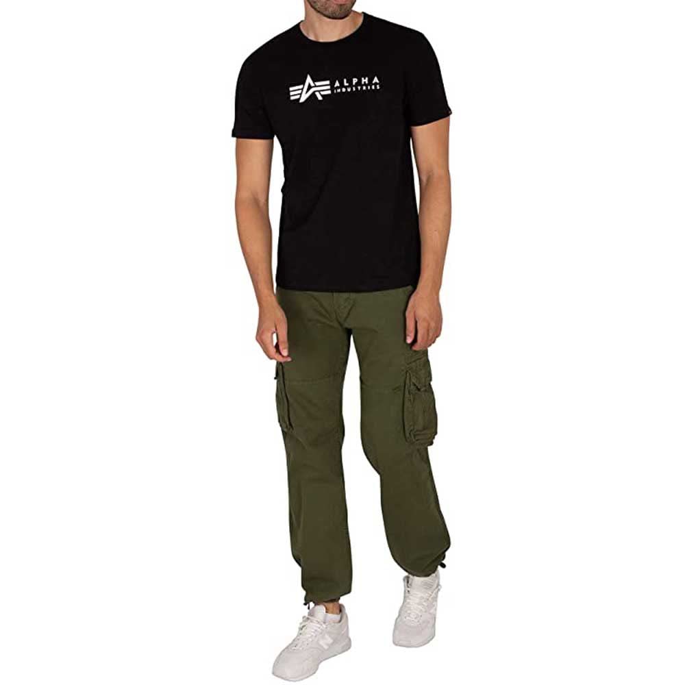 Alpha Industries Alpha Label T 2 Pack T-Shirt für Herren Black 5