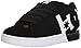 DC Men's Court Graffik SQ Skate Shoe, White/Black, 18 D D US