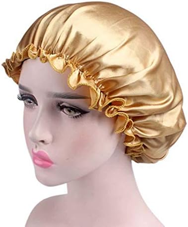 Egurs Satin Bonnet Silk Sleep Cap – Luxurious Fabric,Premium Elastic Band Night Hat