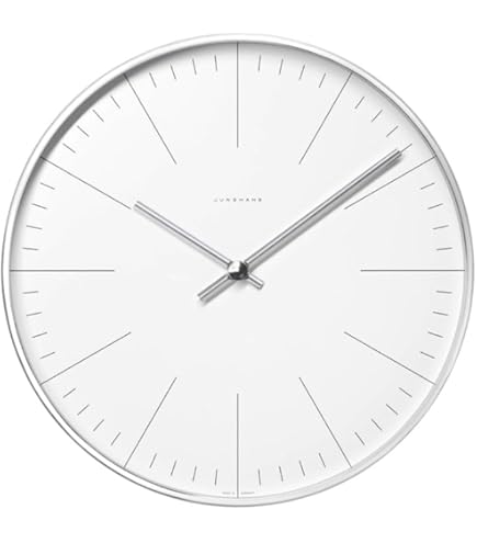 Amazon.com: JUNGHANS Max Bill Clock.22cm diam. Stainless Steel
