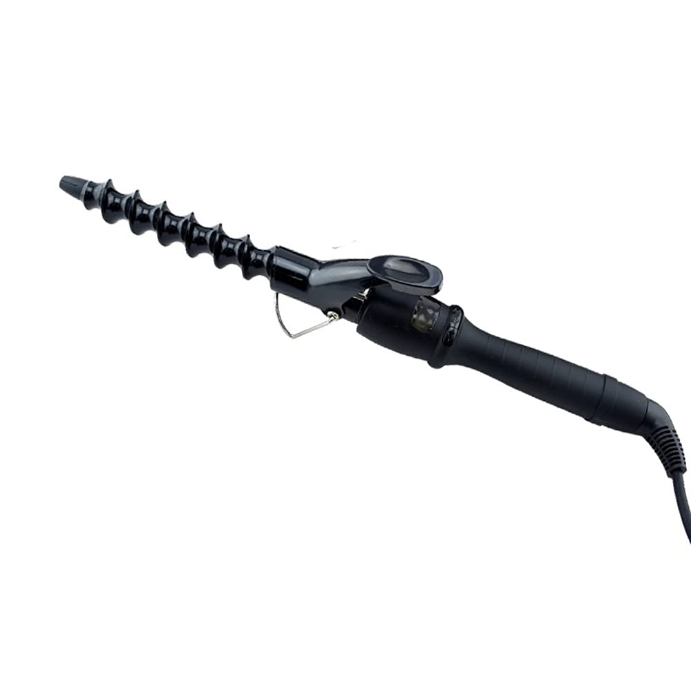 YONAIL Spiral Curling Iron 1 inch Curling Tongs 25mm Spiral Wand Wave Curler Ceramic Coating Hair Wand for Short and Long Hair Beach Wave Curler Tongs Dual Voltage