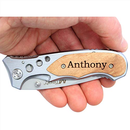 MTech MT423 Tactical Laser Engraved Pocket Knife, Valentine's Day Gifts, Fathers Day Gifts, Gifts For Dad, Groomsmen Gift, Personalized Men's Gift, Tactical Knife, 5th Anniversary Gift For Him