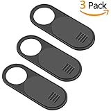 DILITEC 3 Pack Ultra Thin WebCam Cover Slide Camera for Laptop Computer LCD Ecoho Show Tablet iPad Phone Protect Privacy