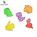 Dinosaur Gummy Bear Mold Silicone 3 Pack - Bonus 3 Droppers + Recipe Pdf - non - Bpa Large Gummie Candy Chocolate Molds - Bigger Gummies - Ice Cube Dinosaurs - Gelatin Trays Set