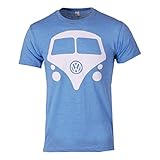 Genuine Volkswagen VW Driver Gear Mini Bus T-Shirt Tee - X-Large - Light Blue
