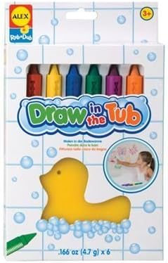 ALEX Toys - Bathtime Fun, Draw In The Tub Bath Crayons, 639
