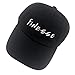 liujiangtao Dad Hat Finesse Friends Letters Embroidered Baseball Cap Adjustable Snapback Unisex Black