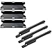 Direct store Parts Kit DG223 cast iron Burner and Heat Plate Replacement for Jenn Air 720-0061, 720-0062, 720-0063, 720-0099 Gas Grills, 3 Pack