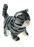 My Lovely Pet Cat Series - Battery Operated Toy Cat w/ Forward Walking Motion, Curling Tail, & Sound (Colors & Styles May Vary)