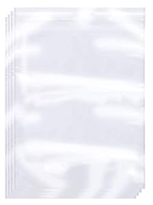 Nextphase Packaging Clear 2 Mil Food Safe Plastic Seal Top Poly Bags for Storage, Packaging, and More - 6 x 9 Inch 200 Pack
