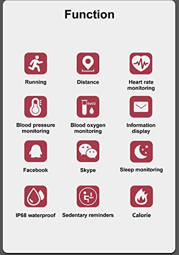 FuriGer Smart Watch for Android Phones,Fitness Tracker Waterproof for iPhone with Heart Rate Monitor&Blood Pressure Monitor&Sleep Monitor&Calorie Counter Pedometer for iPhone & Android Smartphone - Thumbnail 6