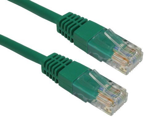 Consoletronic Green Network Ethernet RJ45 Cat5E-CCA UTP PATCH 26AWG Cable Lead 10m