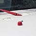 AVOMAR 2Pcs Hood Footman Loop Windshield Stops Rubber Bumper Caps Cover Compatible for 2007-2017 Jeep JK Wrangler & Unlimited