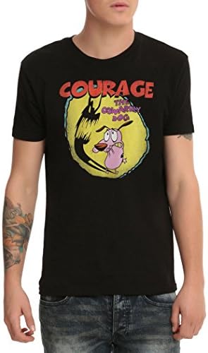 Courage the Cowardly Dog Shadow Logo T-Shirt-X-Large