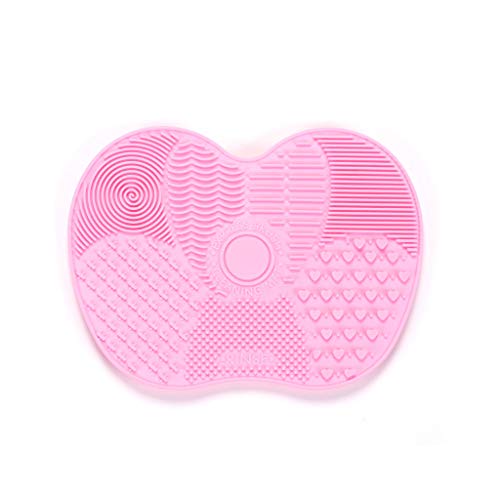 Kuke Makeup Brush Cleaning mat Silicone Makeup Brush Cleaner Pad Scrubber Board Cleaning Mat Hand Tools